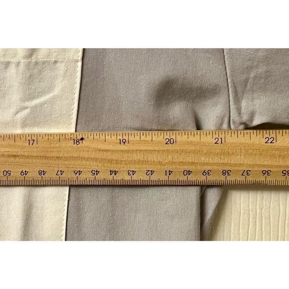 NWT Crescent Gray Contrasting Pocket Front Shirt Mini Dress Size Small - Picture 12 of 12